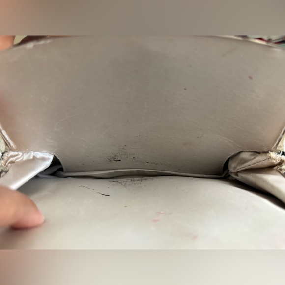 Vintage Harry Levine USA Silver Clutch - Picture 4 of 8